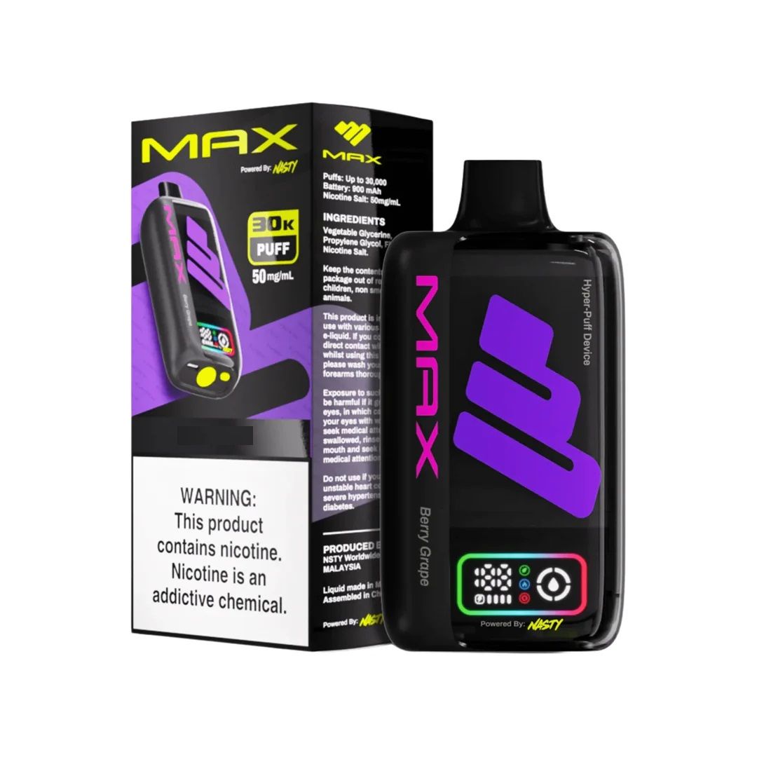 Max by Nasty 30000 Puffs Disposable Vape - Vape Infusion