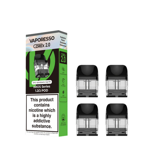 VAPORESSO XROS SERIES Replacement Pods 1.2OHM MTL - Vape Infusion